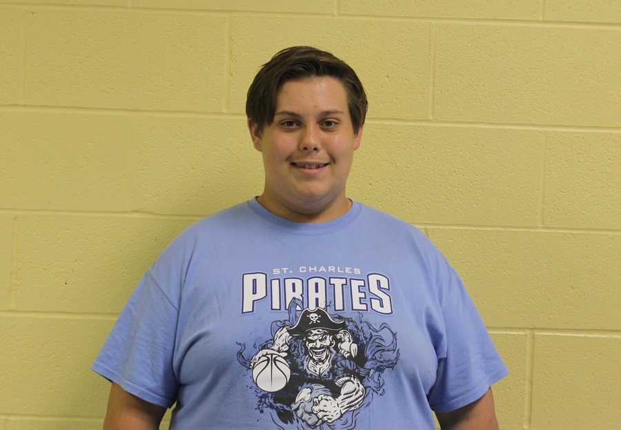 Jake Simpson is a sophomore at High. He is pushing himself to lose weight.