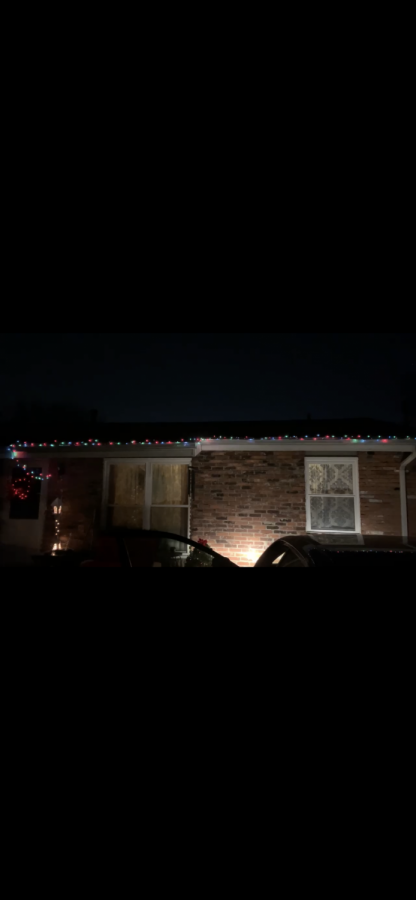 Libby McClanahan Hluzek(12) says my parents are old and cant put up lights this year so I did it. 