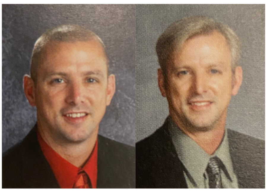 Yearbook+pictures+of+Jeff+walker+%28left%29+in+his+first+year+as+Head+Principal+of+SCHS+and+%28right%29+of+Walker+in+the+2020+school+year.