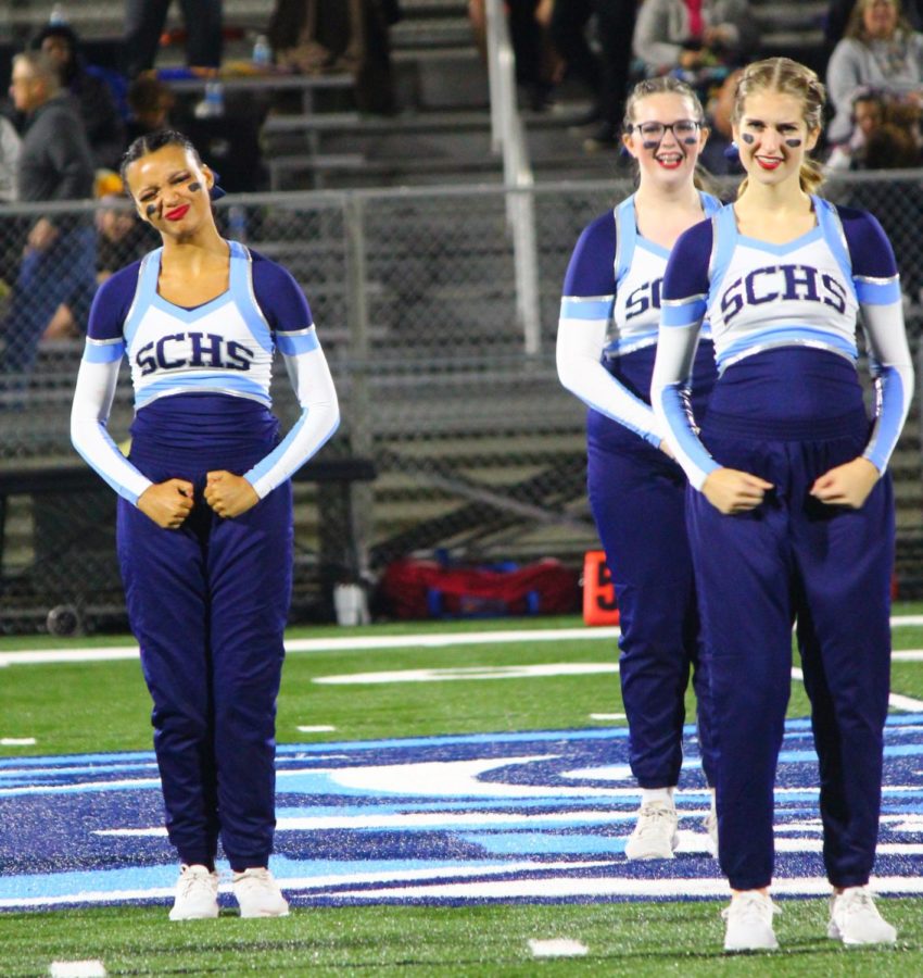 Danceline performs at Homecoming halftime.