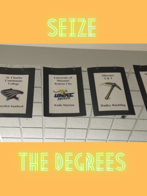 Seize the Degrees; College Banners for Seniors