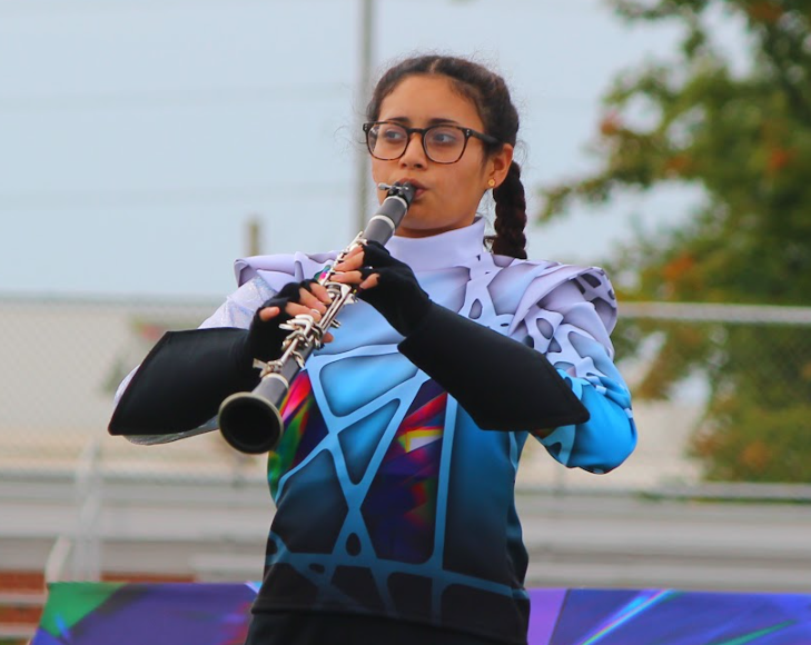 Sophomore Karen Romero Medina plays the clarinet in the SCHS Band of Pirates. Thanks to her hard work and dedication, Romero has been nominated Band Member of the Week. Romero has been a part of the band since she started her high school career, but shes played the clarinet since she was in sixth grade. Romeros band mates agree that she deserves the title for Band Member of the Week. 
She deserves it, shes worked really hard and shes an inspiration to us, freshman, Alizon Mota-Luis said. 