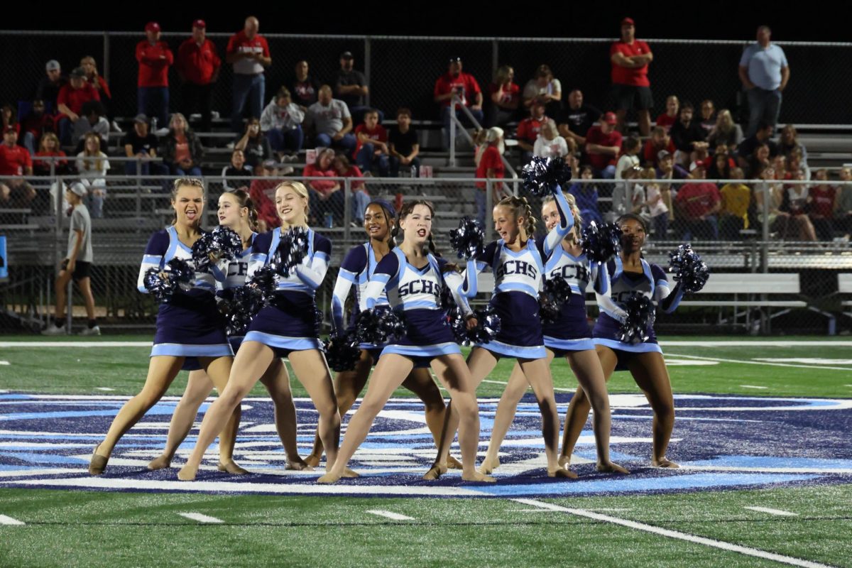 Danceline performance at the Homecoming Football Game