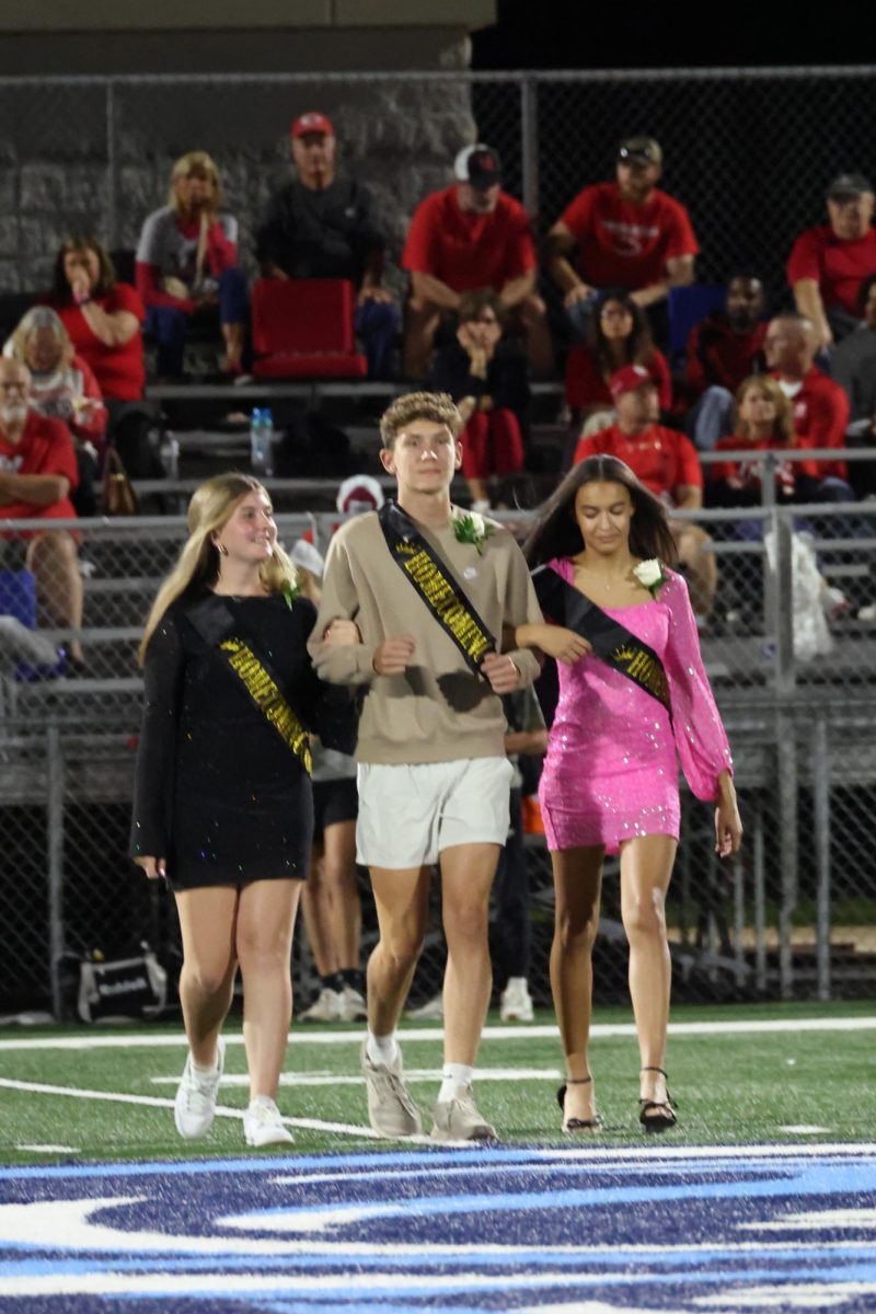 Sophomore Court at Hoco Game