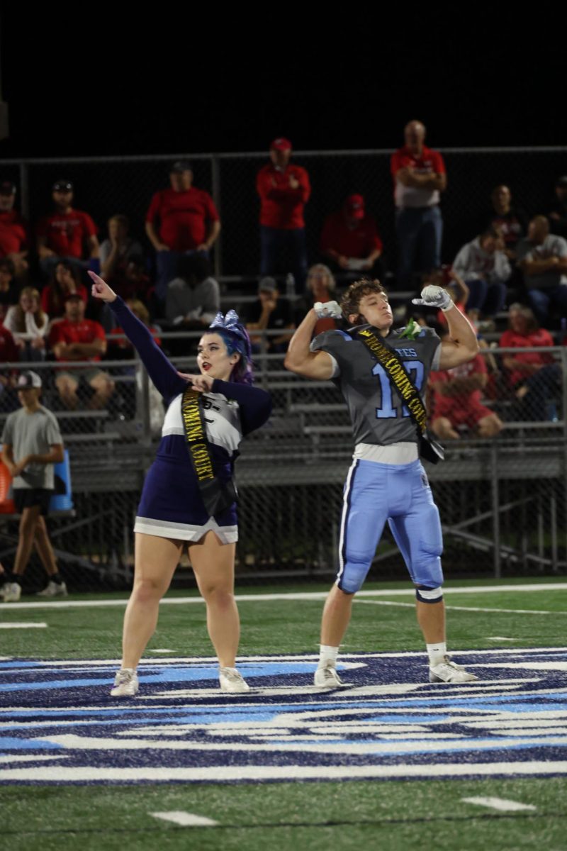 Senior Homecoming Court candidates Emma Duffey and Charlie Reid