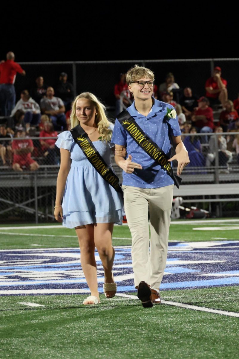 Senior Court at Hoco Game