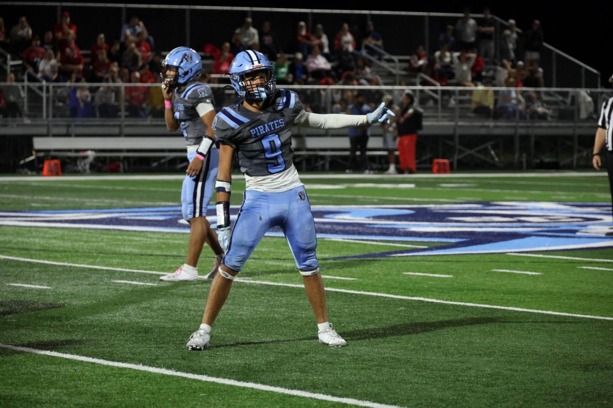 Zeek Lopez during the Homecoming Football Game