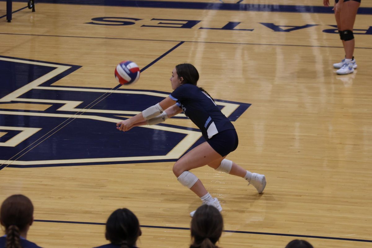 Jordyn Keene passing the ball, Sept 10. against Whitfield