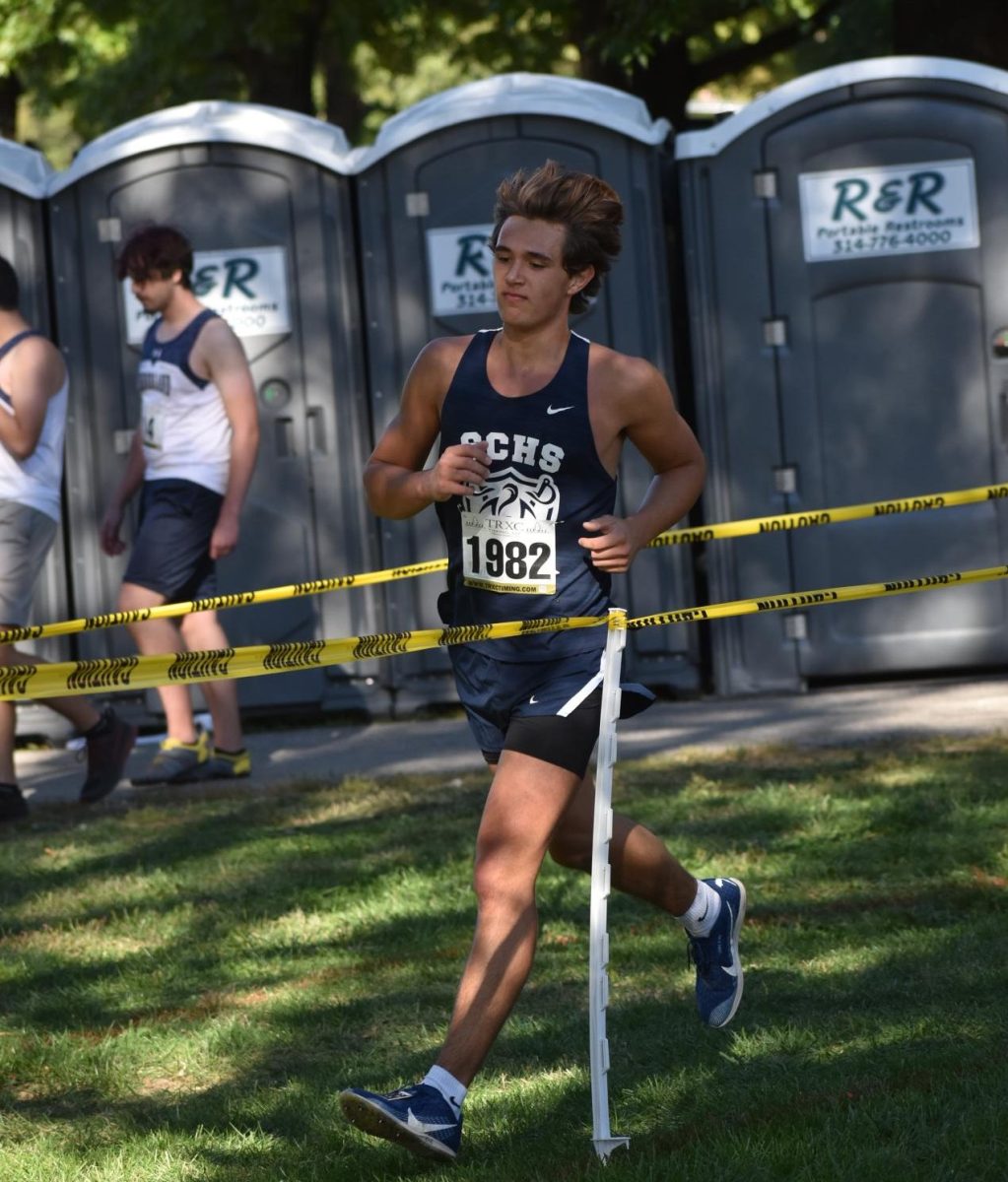 Striding through the last lap at GAC's on Oct. 17th