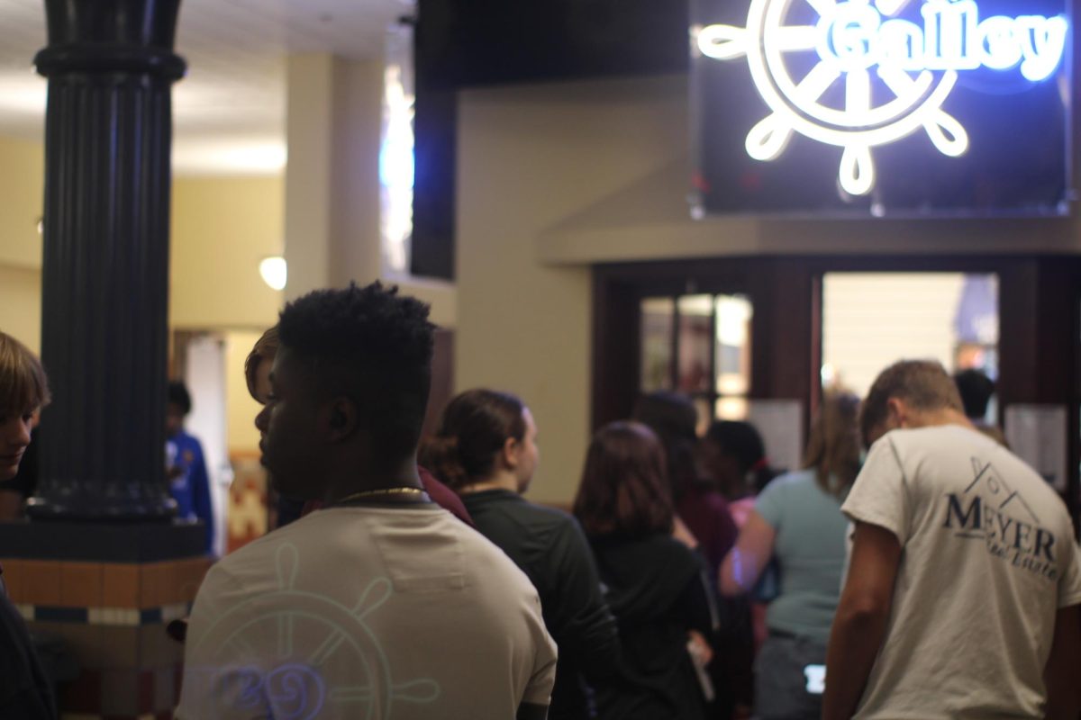 On September 19th students lined up at the galley. It had just opened that day, and it’s stock included items such as cookies and pretzels as well as clothing items such as shirts.