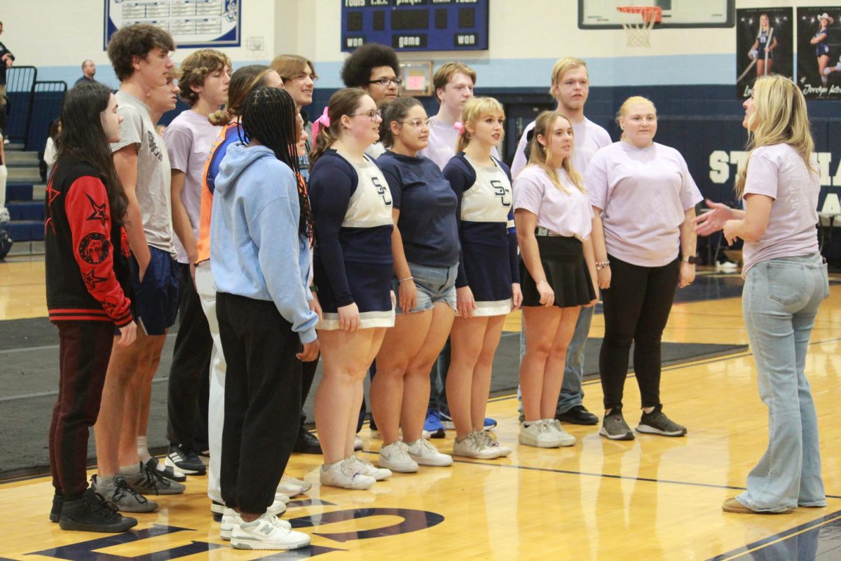 Choir singing during the assembly