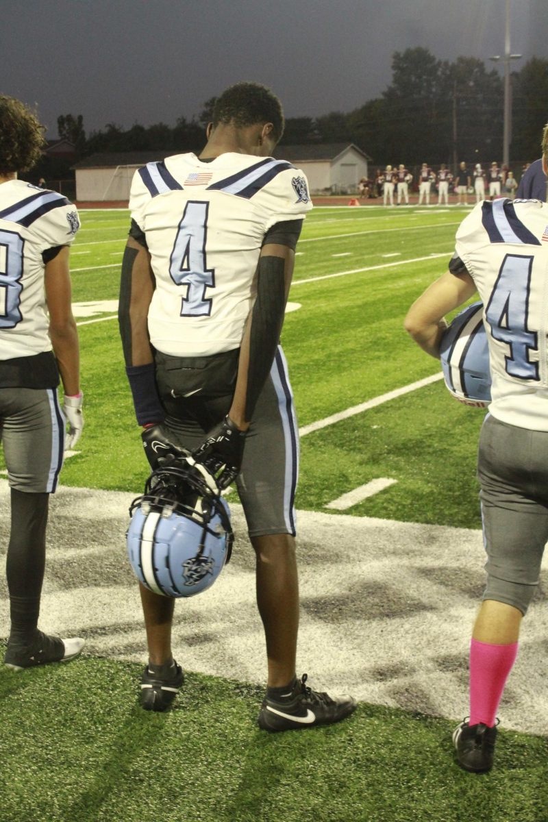 D'monta Bagby during a moment of silence 