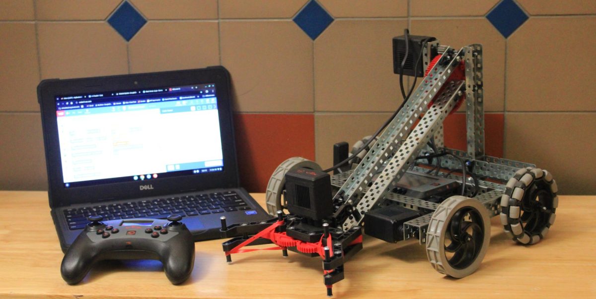 A VexV5 robot, controller, and code