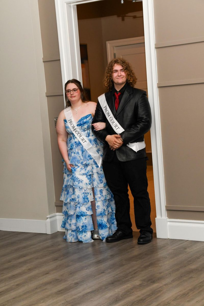 Hope Day and Tom Torbitzky-Przekop on prom court.