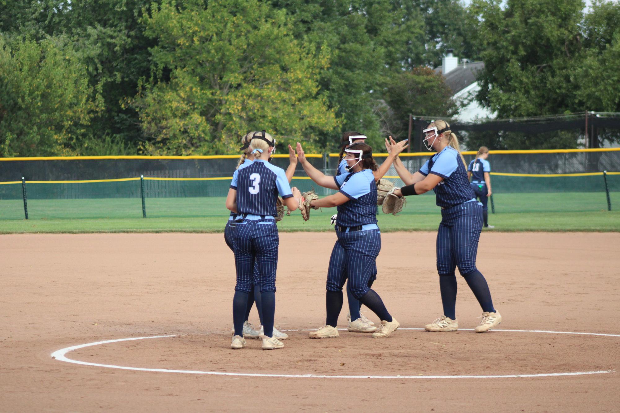 Team celebration