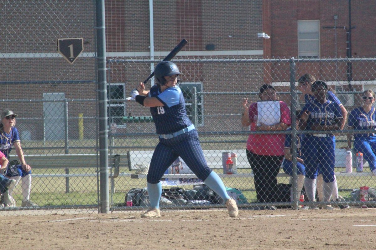 Meghan Aceves gets ready to bat.