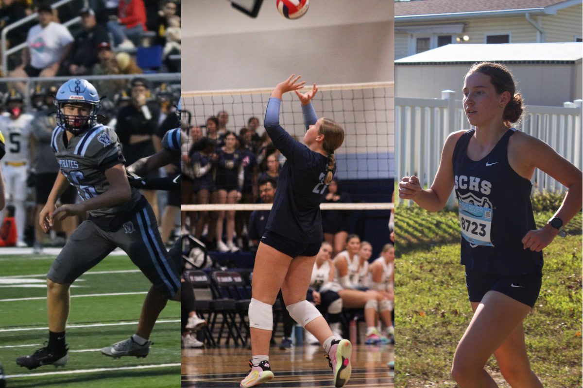 Freshman on varsity: Landon Noah, Brynn Genenbacher, Meredith Case