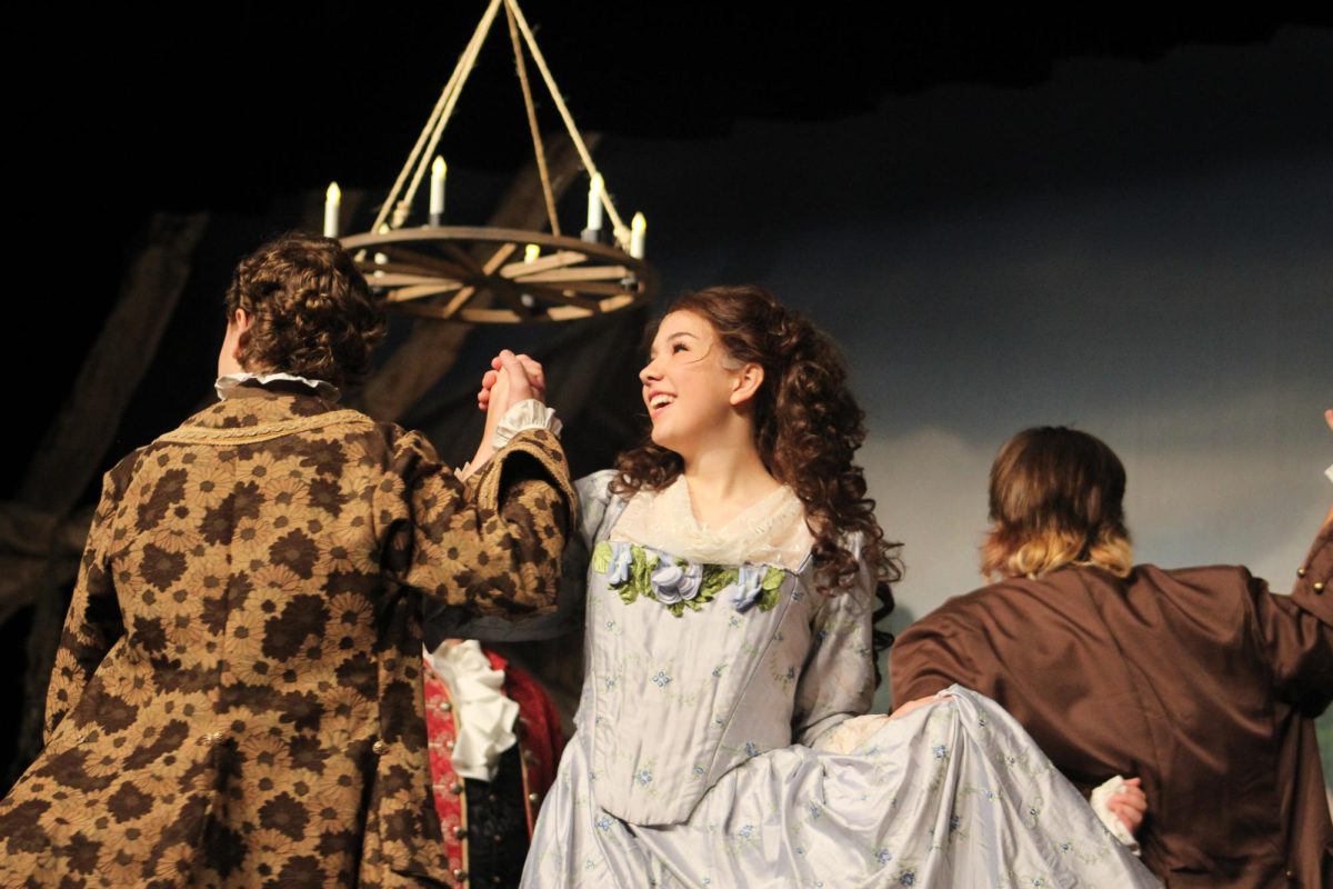 Ryan Cox and Colleen Ney dance in The Legend of Sleepy Hollow on Nov. 20. (Lily Black)