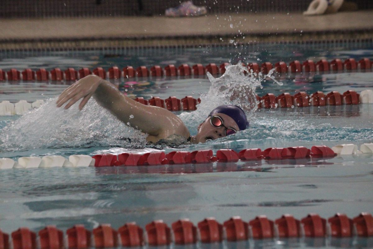 Melissa Prichard swims in the SCSD United swim meet
