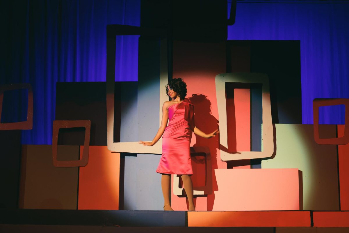 Isabella Lathan walks out in the same dress as Colleen Ney.