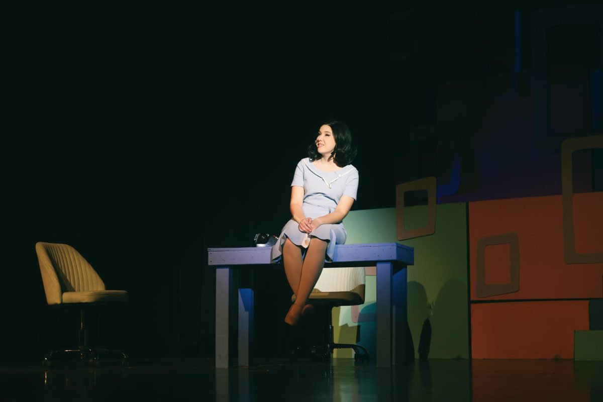 Colleen Ney sings a solo during the musical.