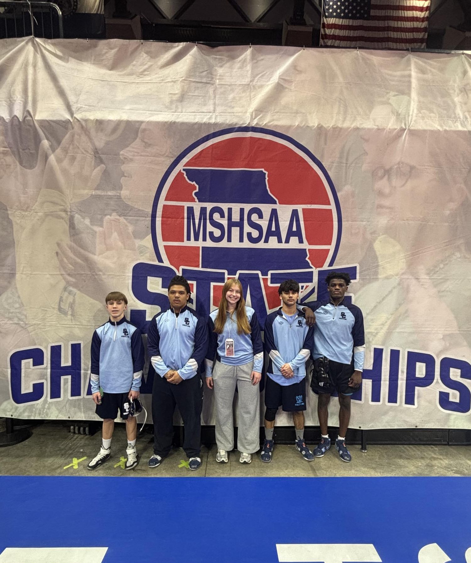 All the State qualifiers posing for picture