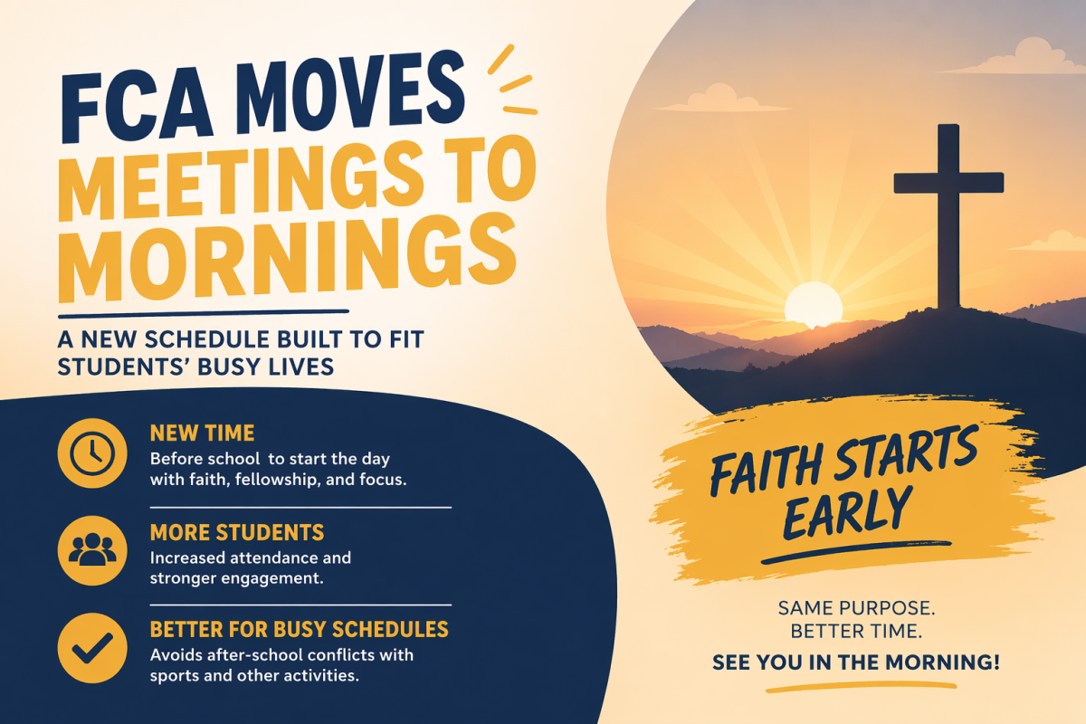 FCA has moved their meetings to the mornings.