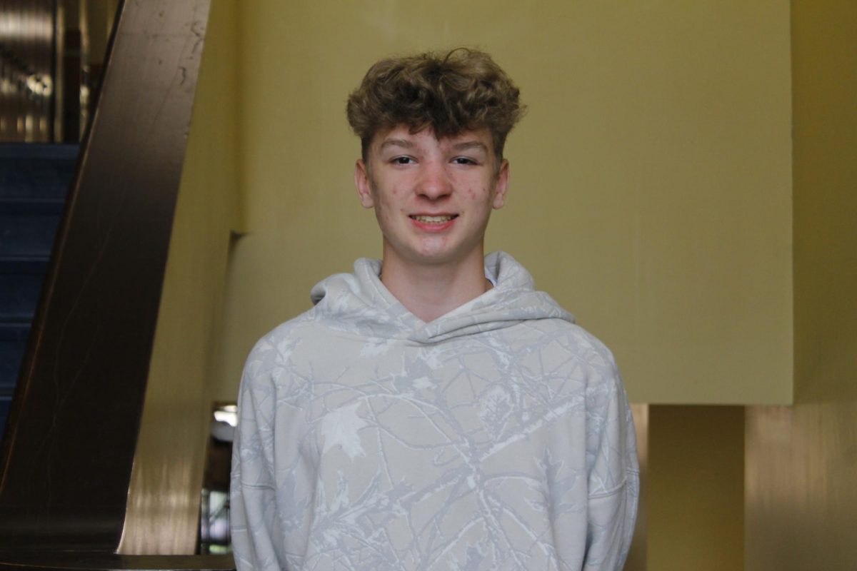 Sam House, a member of the baseball and track team.